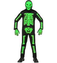 „3D SKELETAS“ (kombinezonas, kaukė su gobtuvu, pirštinės)
