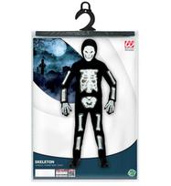 „3D SKELETAS“ (kombinezonas, kaukė su gobtuvu, pirštinės)