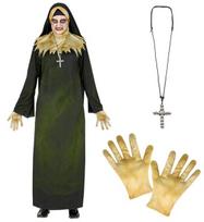 „DEMON NUN“ (tunika, gobtuvas su apykakle, šydo pirštinės, karoliai)