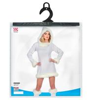 „ESKIMO“ (suknelė su gobtuvu ir batų užvalkalai su pliušiniais apvadais)