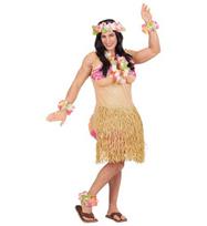 „HAWAIIAN BEAUTY“ (storos moters kombinezonas su bikiniu ir hula sijonu)