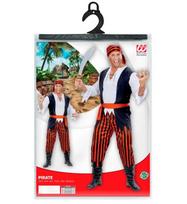 „KARIBŲ PIRATAS“ (marškinėliai su liemene, kelnėmis, diržu, bandana)