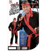 „KICK BOXER“ (paltas, kelnės, diržas, galvos juosta, bokso pirštinės)
