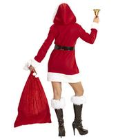 „MISS SANTA“ (suknelė su gobtuvu, diržas)