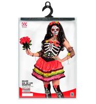 „MOJER DIA DE LOS MUERTOS“ (suknelė, pirštinės be pirštų, kelnės iki šlaunų, galvos apdangalas su šydu)