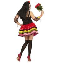 „MOJER DIA DE LOS MUERTOS“ (suknelė, pirštinės be pirštų, kelnės iki šlaunų, galvos apdangalas su šydu)
