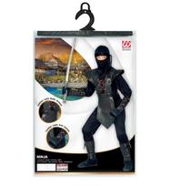 „NINJA MEISTER“ (kombinezonas, krūtinės apsauga, diržas, rankovių raiščiai, blauzdų apsaugos, kaukė, galvos juosta)