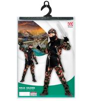„NINJA SOLDIER“ (paltas su gobtuvu ir raiščiais, kelnės su raiščiais, diržas, kaukė)