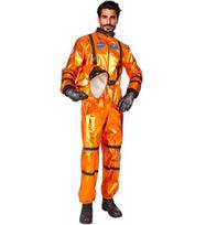 Karnavalinis kostiumas, Oranžinis astronautas, Widmann, 2 dalys su kombinezonu ir šalmu
