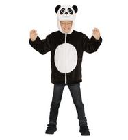 „PANDA MINKŠTU PLIUŠINIU APDAILIU“ (džemperis su gobtuvu ir kauke)