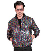 „PARTY FASHION BOMBER“ (daugiaspalvis blizgučiais puoštas bombarduotojas)