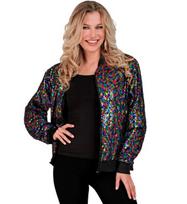 „PARTY FASHION BOMBER“ (daugiaspalvis blizgučiais puoštas bombarduotojas)