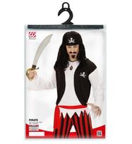 „PIRATAS“ (marškinėliai su liemene, kelnėmis, diržu, galvos juosta)