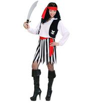 „PIRATAS“ (marškinėliai su liemene, sijonu, diržu, galvos juosta)