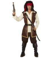 „PIRATAS“ (paltas su marškiniais, kelnės, diržas, kardo juosta su sagtimi, galvos juosta, batų užvalkalai)