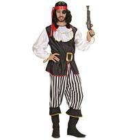 „PIRATAS“ (paltas su žabotu, kelnės, diržas, batų užvalkalai, galvos juosta)
