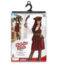 „PIRATAS“ (suknelė su liemene, diržu, batų užvalkalais, galvos juosta, skrybėle)
