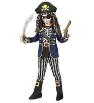 „PIRATO KAPITONO SKELETAS“ (paltas su marškiniais, diržas ir kardo juosta, kelnės su batų antgaliais, kepurė su bandana)
