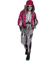 „PIRATO SKELETAS“ (marškinėliai su liemene ir diržu, kelnės, bandana)