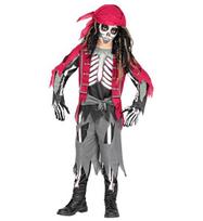 „PIRATO SKELETAS“ (marškinėliai su liemene ir diržu, kelnės, bandana)