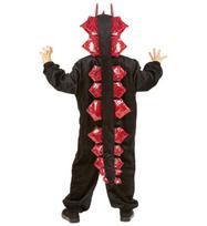 „PLIUŠINIS JUODASIS DINOZAURAS“ (kombinezonas su gobtuvu)
