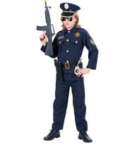 „POLICININKAS“ (paltas, kelnės, diržas su dėklu, kepurė)