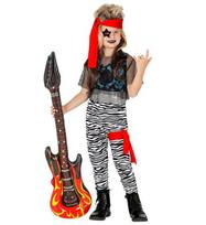 „ROCK STAR“ (palaidinė be rankovių, tinklinė palaidinė, kelnės, diržas, kojų juosta, bandana)