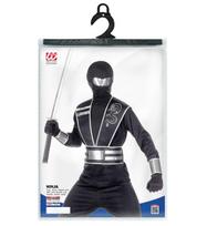 „VEIDRODINĖ NINJA“ (paltas, kelnės, liemenė su diržu, rankų apsaugos, kojų apsaugos, pirštinės, kaukė)