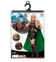 „VIKING“ (suknelė su apsiaustu, diržu, rankų šildytuvais, galvos juosta)
