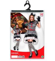 „VINTAGE CLOWN“ (suknelė su raukiniu, kaspinu, pirštinėmis)