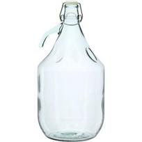 Stiklinis butelis su vielos kamščiu Dama, 5 L