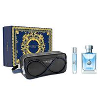 Tualetinis vanduo Versace Pour Homme rinkinys, medienos kvapas vyrams