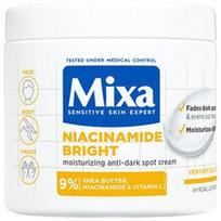 Kūno kremas Mixa Niacinamide Bright 400 ml drėkinamasis, nuo tamsių dėmių