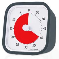 TIME TIMER MOD 9cm Timer Mod Charcoal Gray Time Management Learning Timer Authentic Product 60-Minute (with Cover) TTM9-W pilka spalva