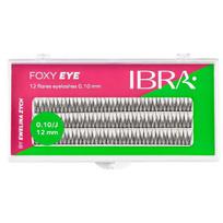 Netikrų blakstienų kuokšteliai Ibra Foxy Eye 12 mm V formos tūris