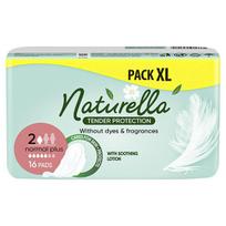 Higieniniai įklotai Naturella Normal Plus Tender Protection, be kvapo, su sparneliais, 16 vnt.
