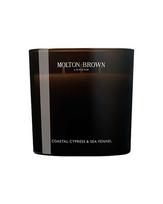 Kvapni žvakė Molton Brown Coastal Cypress & Sea Fennel 600 g su trimis dagtimis