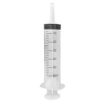 60/100/150ML Plastikinis švirkštas su adapterio dangteliu vamzdeliui Skysčio, aliejaus, klijų aplikatorius Eksperimentai Pramoninis Didelis švirkštas Vamzdeliai