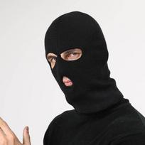Plėšikas Plėšikas Kaukė Galvos apdangalas Kaukė Viso veido gaubtas Apsauginė kaukė Vėjui atsparus Dulkėms atsparus Važiavimo dviračiu kepurė Veido apsauga vyrams One size
