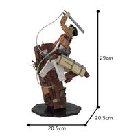 MOC Attack on Titan Filmo Levi Ackerman Figūrėlė Modelis Statybiniai Blokeliai Kareivis Veiksmo Figūrėlė Surinkimo Plytelės Žaislas Dovana