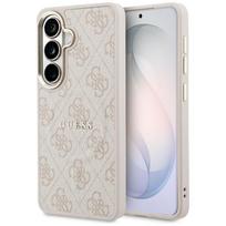 GUESS case for SAMSUNG S26 Plus GUHMS26MP4MSEGCP (4G Embossed Ring MagSafe) in pink