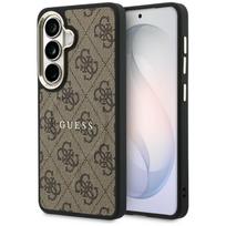 GUESS case for SAMSUNG S26 Plus GUHMS26MP4MSEGCW (4G Embossed Ring MagSafe) in brown