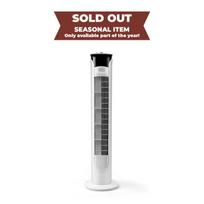 Black+Decker TOWER FAN White 81cm