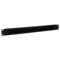 StarTech.com 1U High-Density Brush Strip Cable Management Panel, Sturdy Steel Horizontal Data Centre Cable Organizer