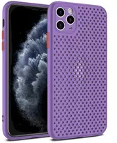 Fusion Accessories Fusion Breathe Case Silicone Case for Apple iPhone 11 Pro, Violet