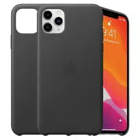 APPLE MX0E2ZM|A Leather Cover for iPhone 11 Pro Max, Black