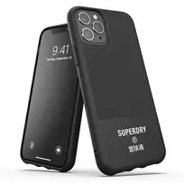 SuperDry Moulded Canvas iPhone 11 Pro Max Case, black | 41550