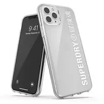 SuperDry Snap iPhone 11 Pro Max Clear Case, White | 41580