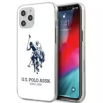 U.S. Polo Assn. US Polo USHCP12MTPUHRWH iPhone 12|12 Pro 6.1" white Shiny Big Logo