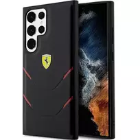 FERRARI FEHCS23LPBAK Hot Stamp Lines phone case for Samsung Galaxy S23 Ultra black